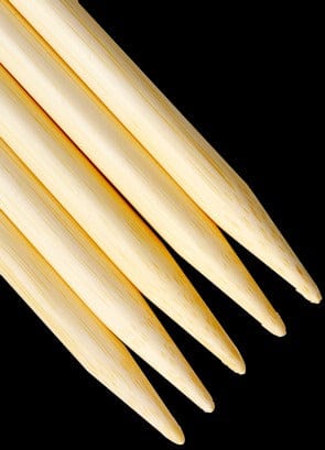 ChiaoGoo - Bamboo Double Point (Natural) 15cm (6")