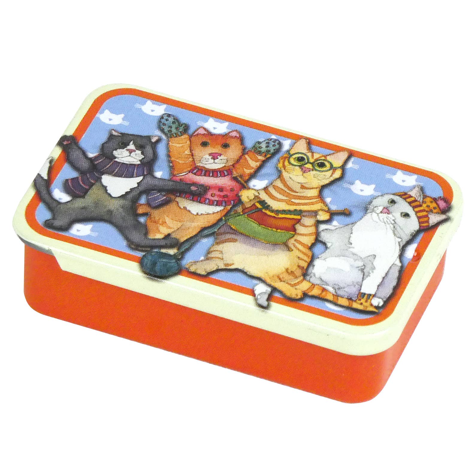 Kittens In Mittens Stitch Markers In A Pocket Tin