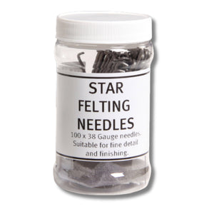 Ashford Felting Needle Star 38 Gauge pack of 10 