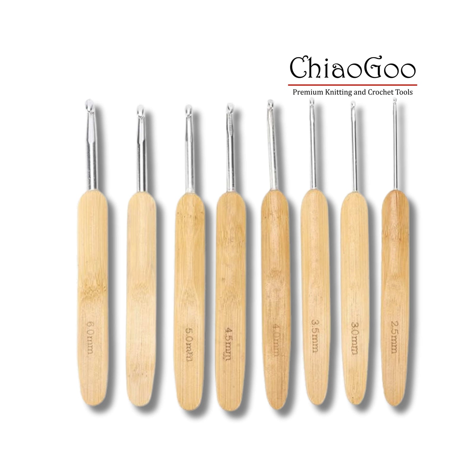 ChiaoGoo - Metal Head Crochet Hook 2 mm 