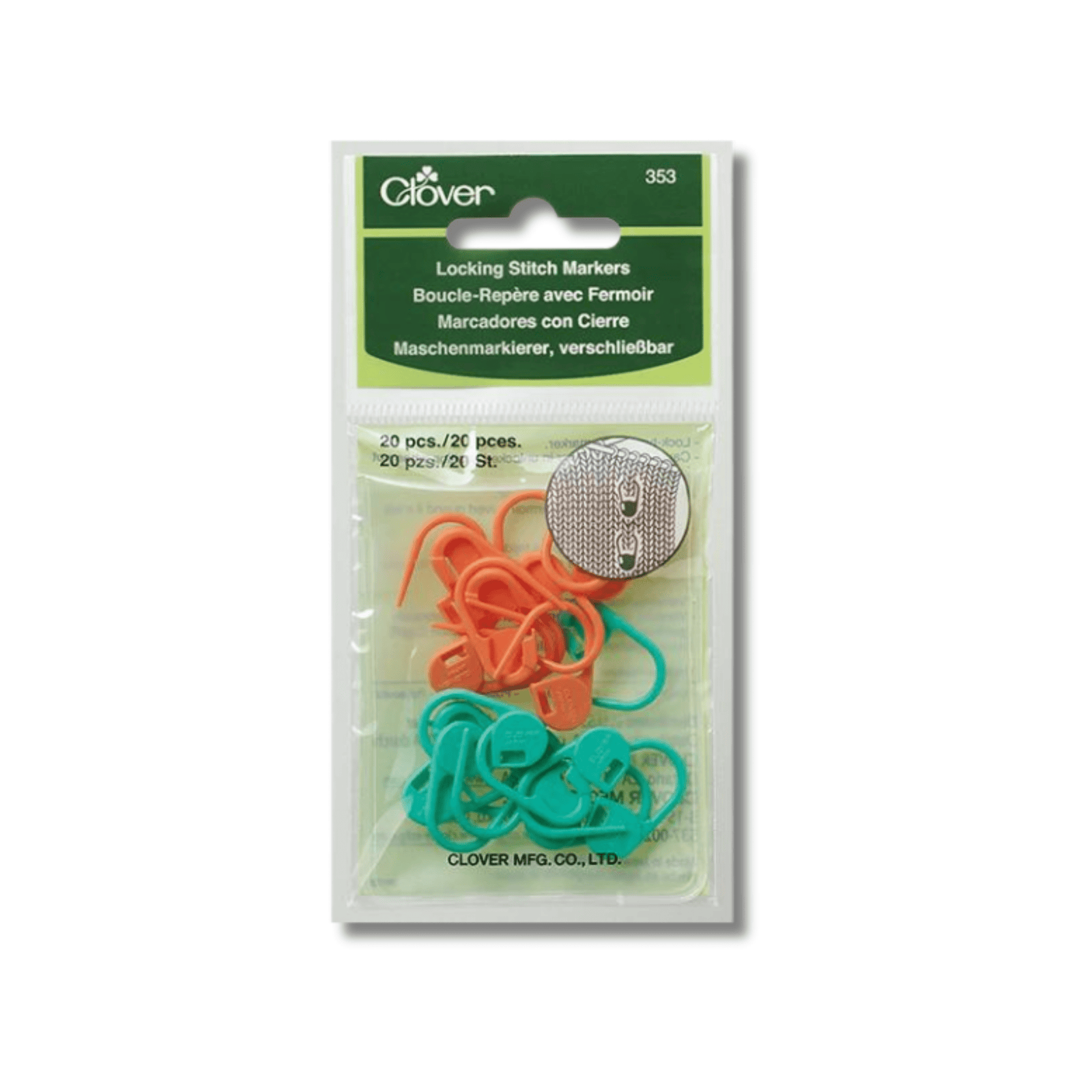 Clover Locking Stitch Markers 353  