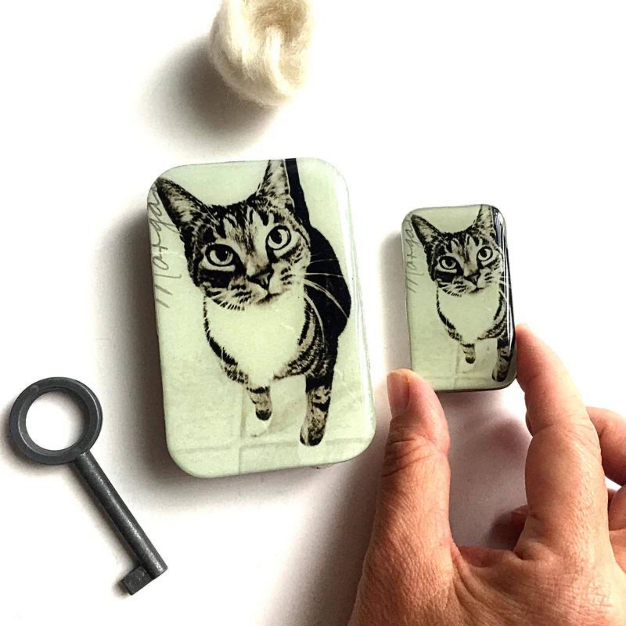 Firefly Notes Stitch Marker Tins Cat Small