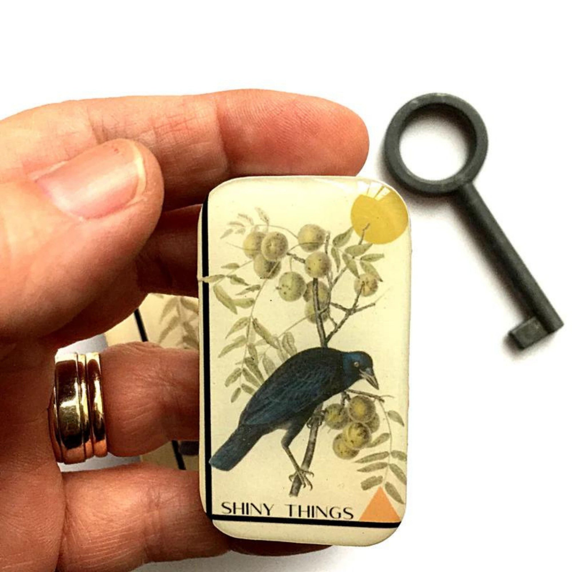 Firefly Notes Stitch Marker Tins Crow Small