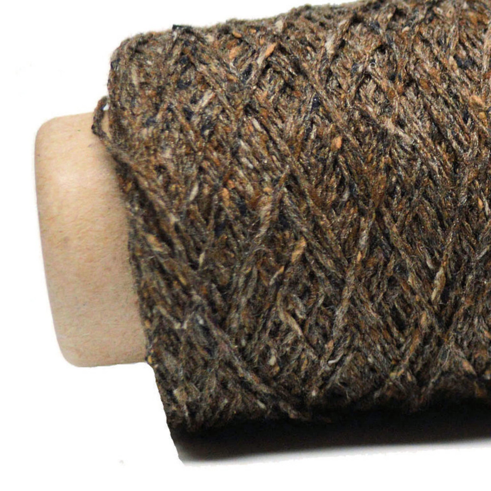 ITO Kinu 100% Silk Weaving & Knitting Yarn 354 Dark Brown 