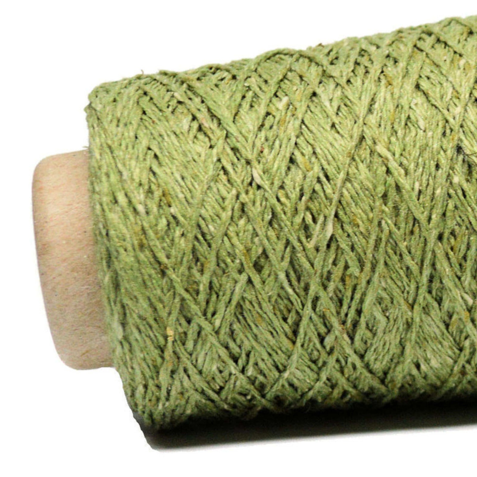 ITO Kinu 100% Silk Weaving & Knitting Yarn 372 Lead Green 