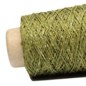 ITO Kinu 100% Silk Weaving & Knitting Yarn 373 Cam Green 