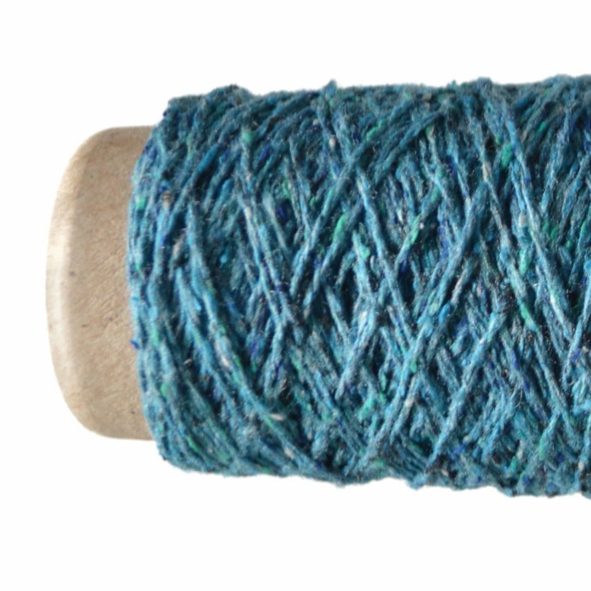 ITO Kinu 100% Silk Weaving & Knitting Yarn 392 Capri Blue 