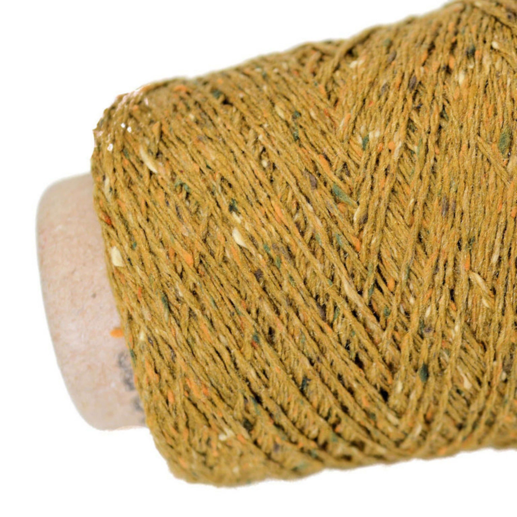 ITO Kinu 100% Silk Weaving & Knitting Yarn 487 Mustard 
