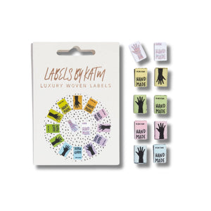 KATM - Labels Hand made (rainbow hands) 