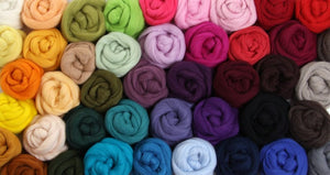 Ashford Merino fibre in all the colours