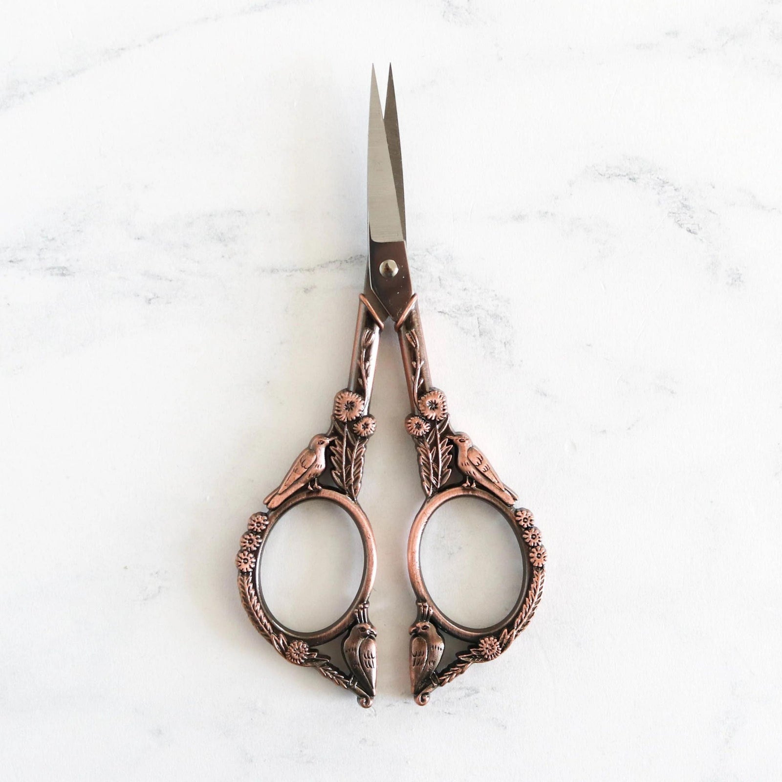 NNK Press Feathered Friends Scissors - Antique Copper  