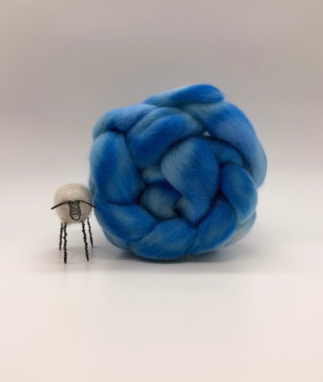 Hand dyed Cloverleaf Corriedale - On the Ply