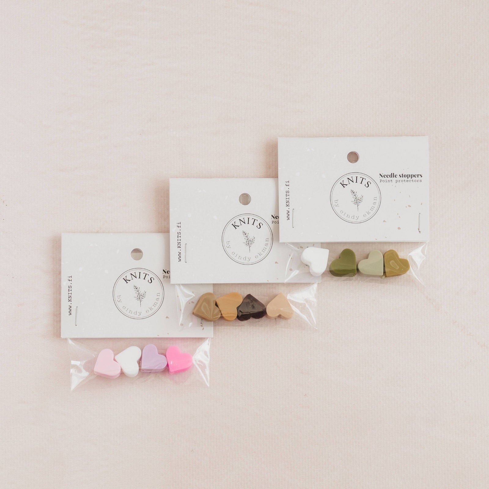 Needle Stoppers - Hearts